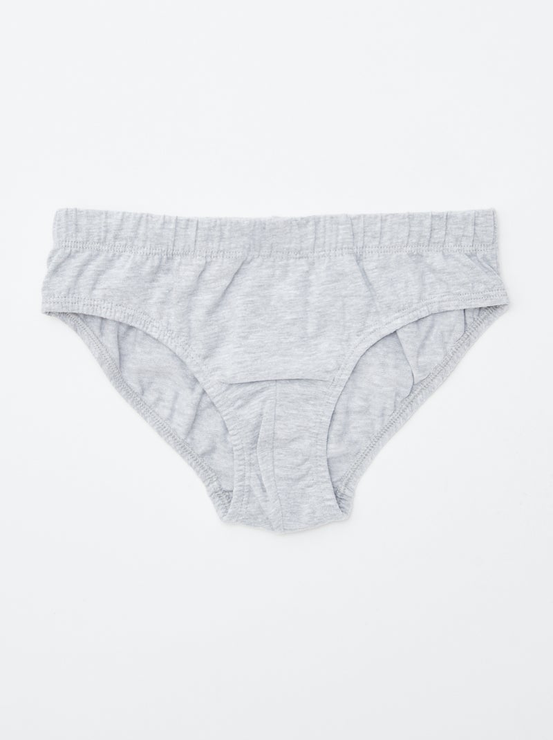 Set van 7 slips met print WIT - Kiabi