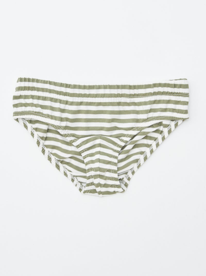 Set van 7 slips met print WIT - Kiabi