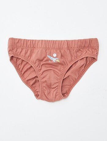 Set van 7 slips met print
