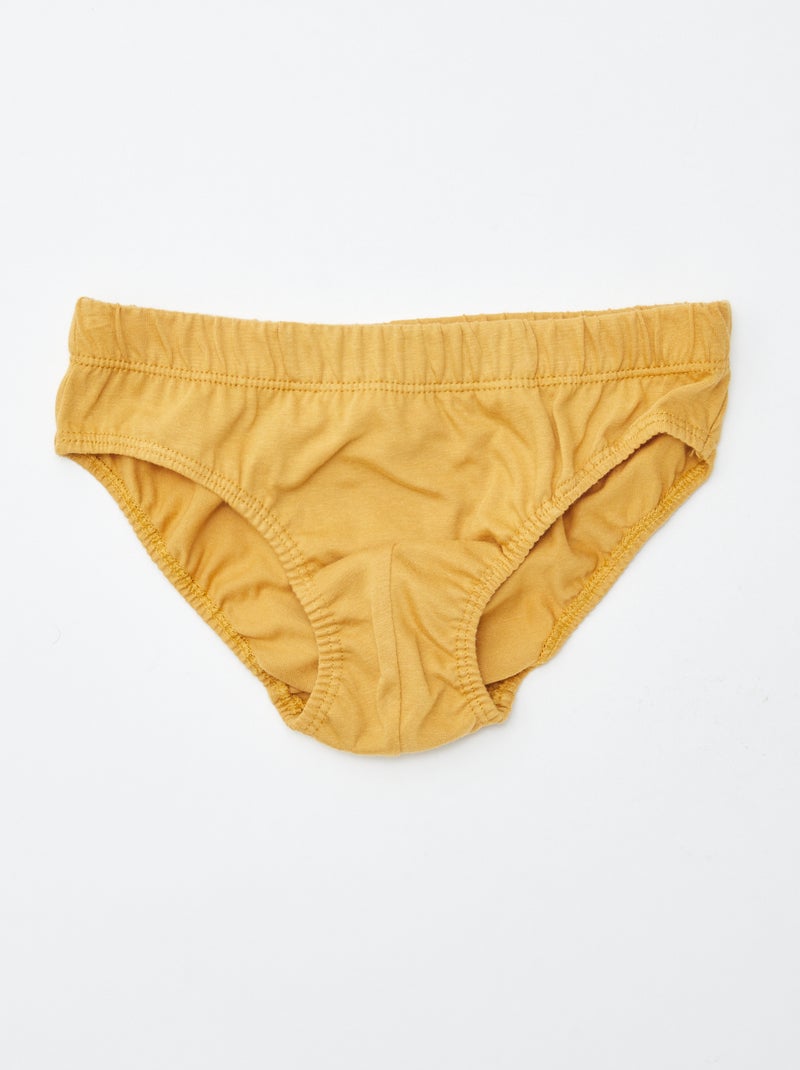 Set van 7 slips met print Wit - Kiabi