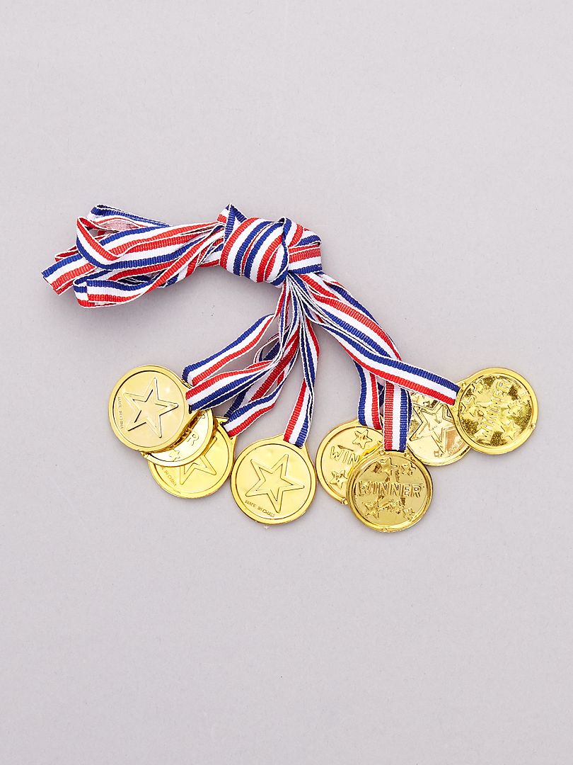 Set van 8 medailles Beige - Kiabi
