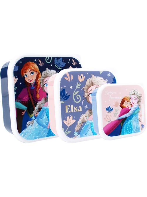 Set van boîtes met tussendoortje 3 en 1 'Frozen' van PVC – 12 cm - Kiabi Set van boîtes met tussendoortje 3 en 1 'Frozen' van PVC – 12 cm - Kiabi