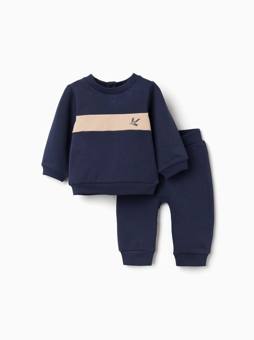 Set van een geborsteld sweatshirt en een joggingbroek - Kiabi