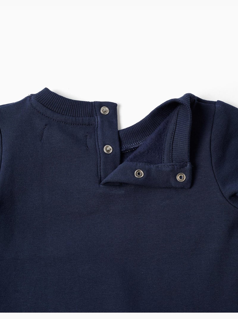 Set van een geborsteld sweatshirt en een joggingbroek Donkerblauw - Kiabi