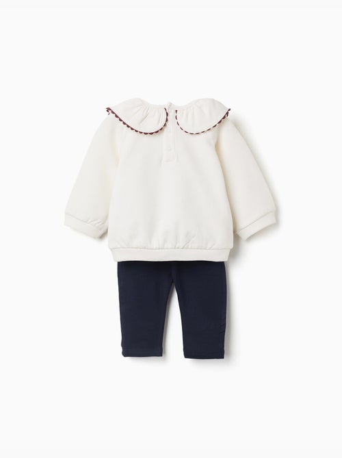 Set van een geborsteld sweatshirt en een joggingbroek - Kiabi