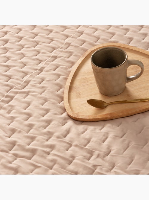 Set van effen gewatteerde bedsprei met kussenhoes. - Kiabi Set van effen gewatteerde bedsprei met kussenhoes. - Kiabi
