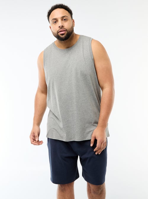 Set van mouwloze shirts van jerseytricot - Kiabi