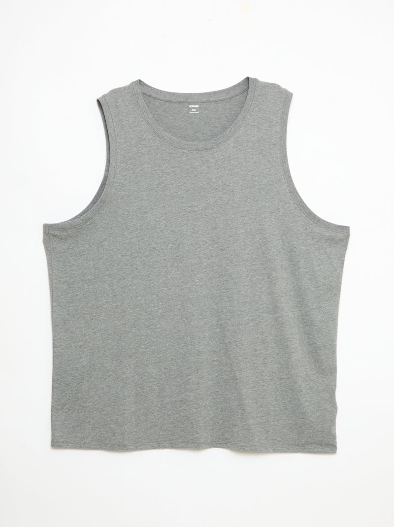 Set van mouwloze shirts van jerseytricot Grijs - Kiabi