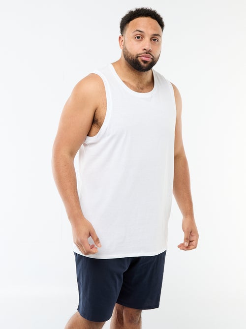 Set van mouwloze shirts van jerseytricot - Kiabi