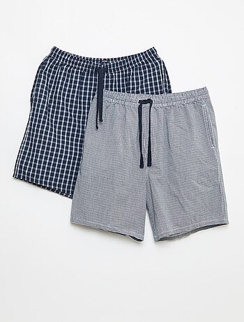 Set van nachtshorts met zakken - 2 stuks