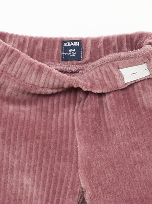 Set van sweater + broek van ribfluweel - Kiabi