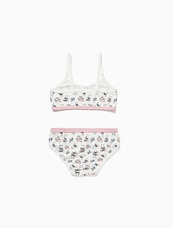 Set van top en slip met stitch en angel