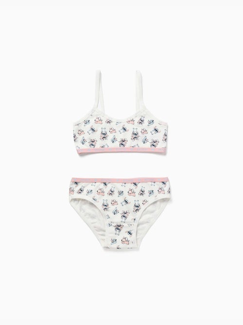 Set van top en slip met stitch en angel - Kiabi