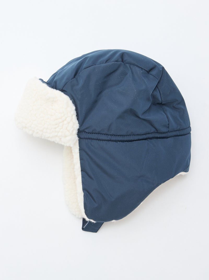 Setje - Chapka + wanten Blauw - Kiabi