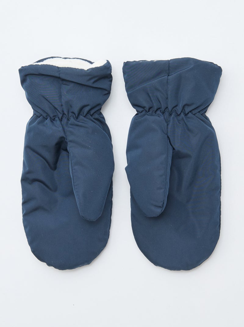 Setje - Chapka + wanten Blauw - Kiabi