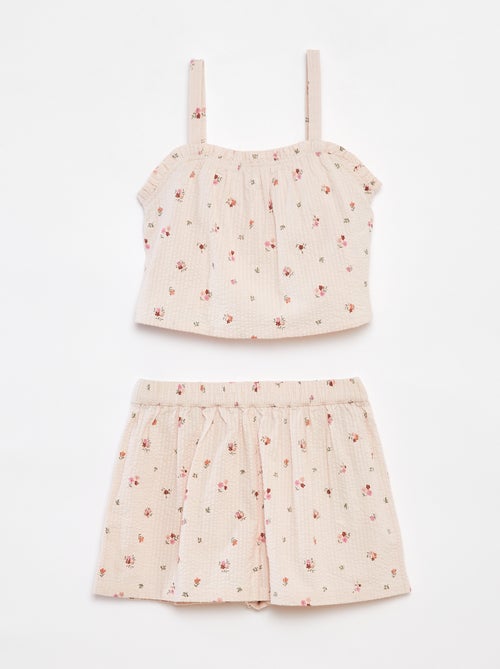 Setje - Korte top + short - 2-delig - Kiabi