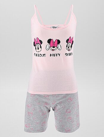 Setje - Mouwloze pyjamatop + short 'Minnie' - 2-delig