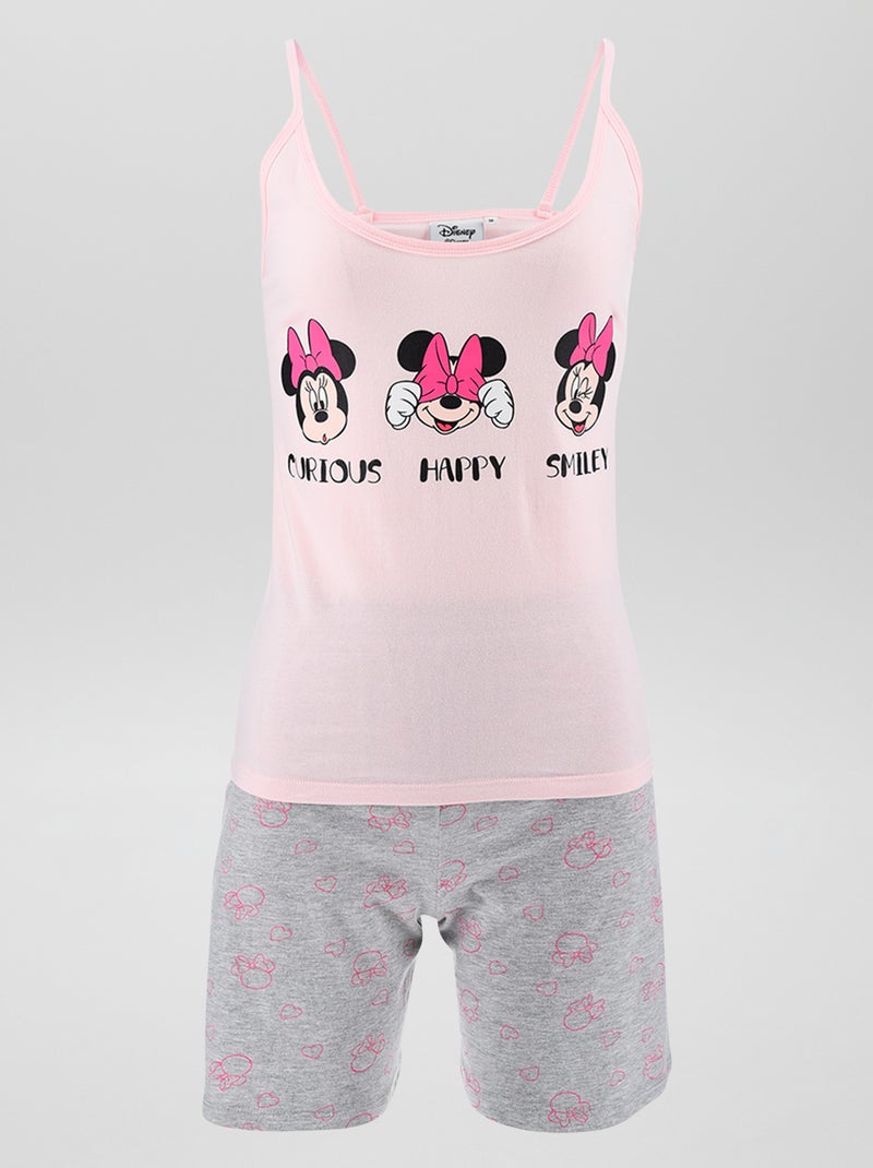 Setje - Mouwloze pyjamatop + short 'Minnie' - 2-delig ROSE - Kiabi