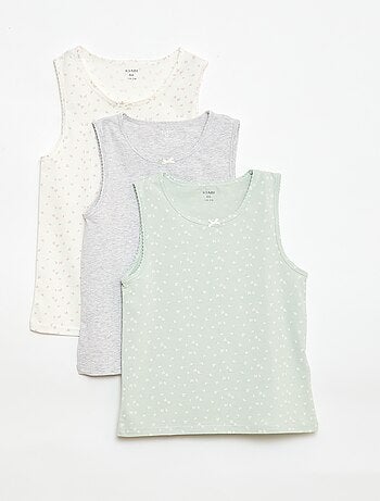 Setje - Mouwloze tops met brede bandjes