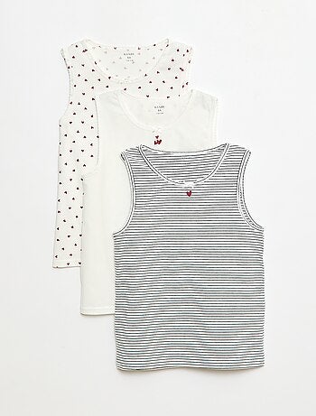 Setje - Mouwloze tops met brede bandjes