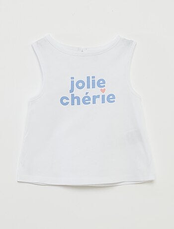 Setje - Mouwloze tops met brede bandjes