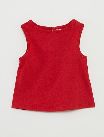 Setje - Mouwloze tops met brede bandjes