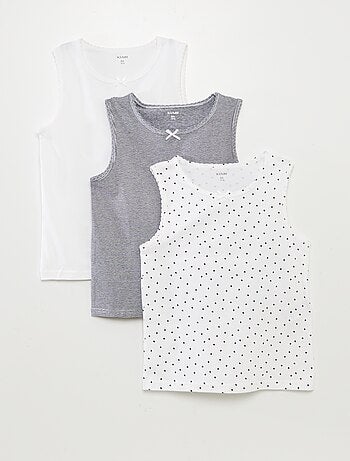 Setje - Mouwloze tops met brede bandjes