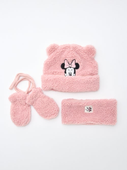 Setje - Muts + handschoenen + colsjaal 'Minnie' 'Disney' - Kiabi