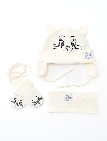 Setje - Muts + handschoenen + colsjaal 'Winnie & Marie' 'Disney'