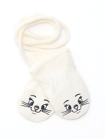 Setje - Muts + handschoenen + colsjaal 'Winnie & Marie' 'Disney'