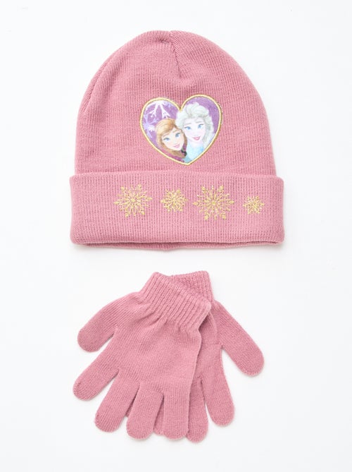 Setje - Muts + handschoenen 'Frozen' - 2-delig - Kiabi