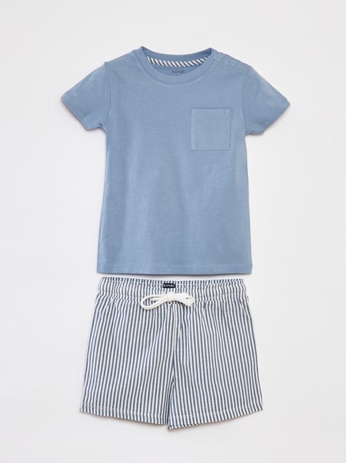 Setje - Pyjama met T-shirt + short - 2-delig - Kiabi