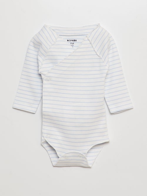 Setje - rompertje + broekje met voetjes + muts - Kiabi