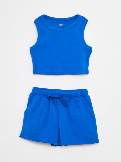 Setje - Singlet + effen short - 2-delig - Kiabi