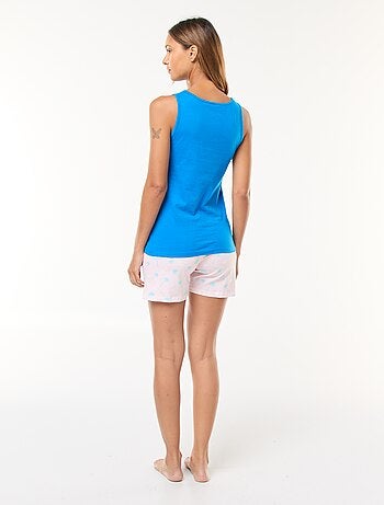 Setje - Singlet + short 'Stitch' - 2-delig