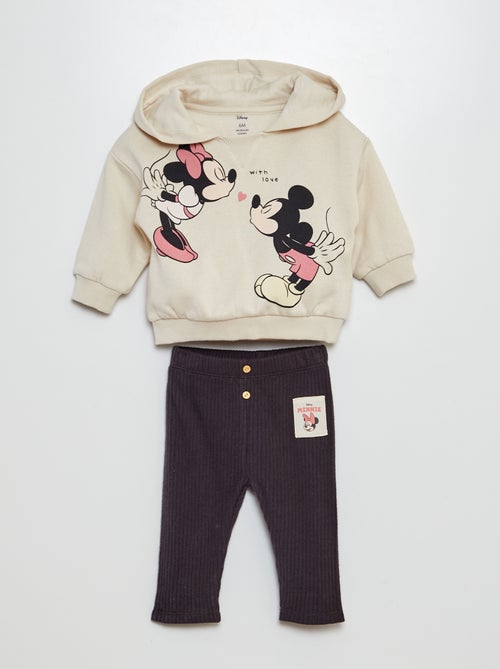 Setje - Sweater + legging 'Minnie' & 'Mickey' - 2-delig - Kiabi