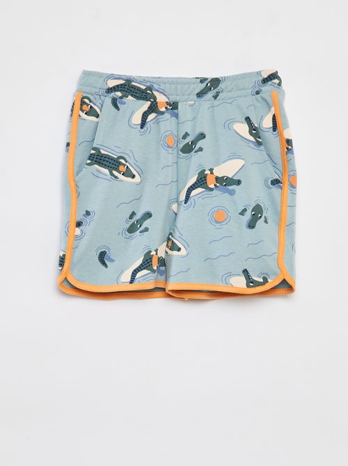 Setje - Sweater van french terry + short - 2-delig - Kiabi