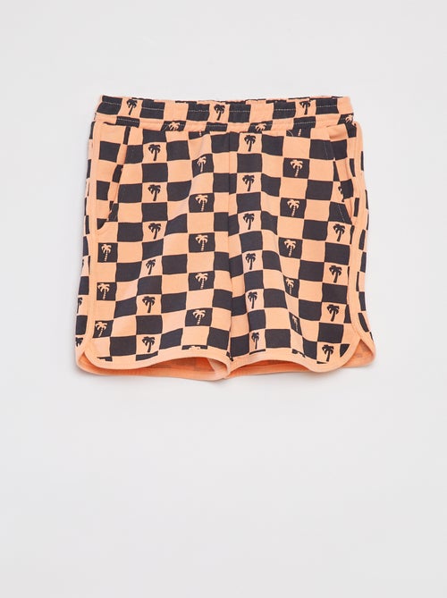 Setje - Sweater van french terry + short - 2-delig - Kiabi