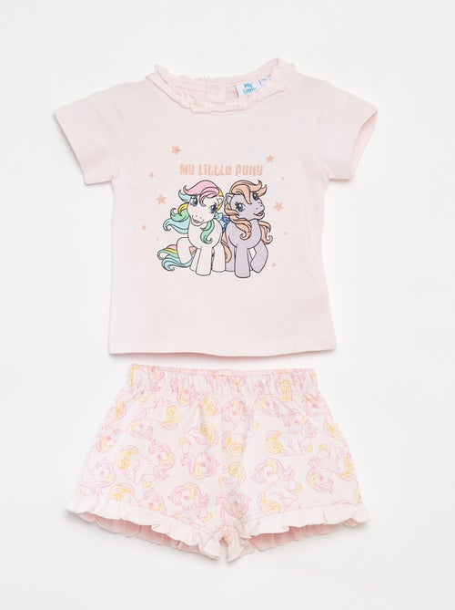 Setje - T-shirt + short 'My Little Pony' - 2-delig - Kiabi