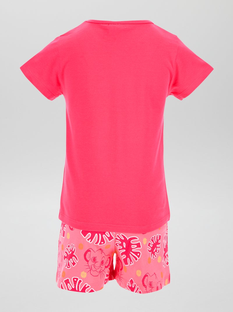 Setje - T-shirt + short 'Simba' - 2-delig ROSE - Kiabi