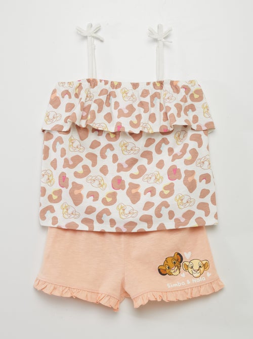 Setje - Top + short 'Disney' - Kiabi