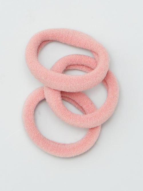 Setje met 10 elastiekjes in schuimstof - Kiabi