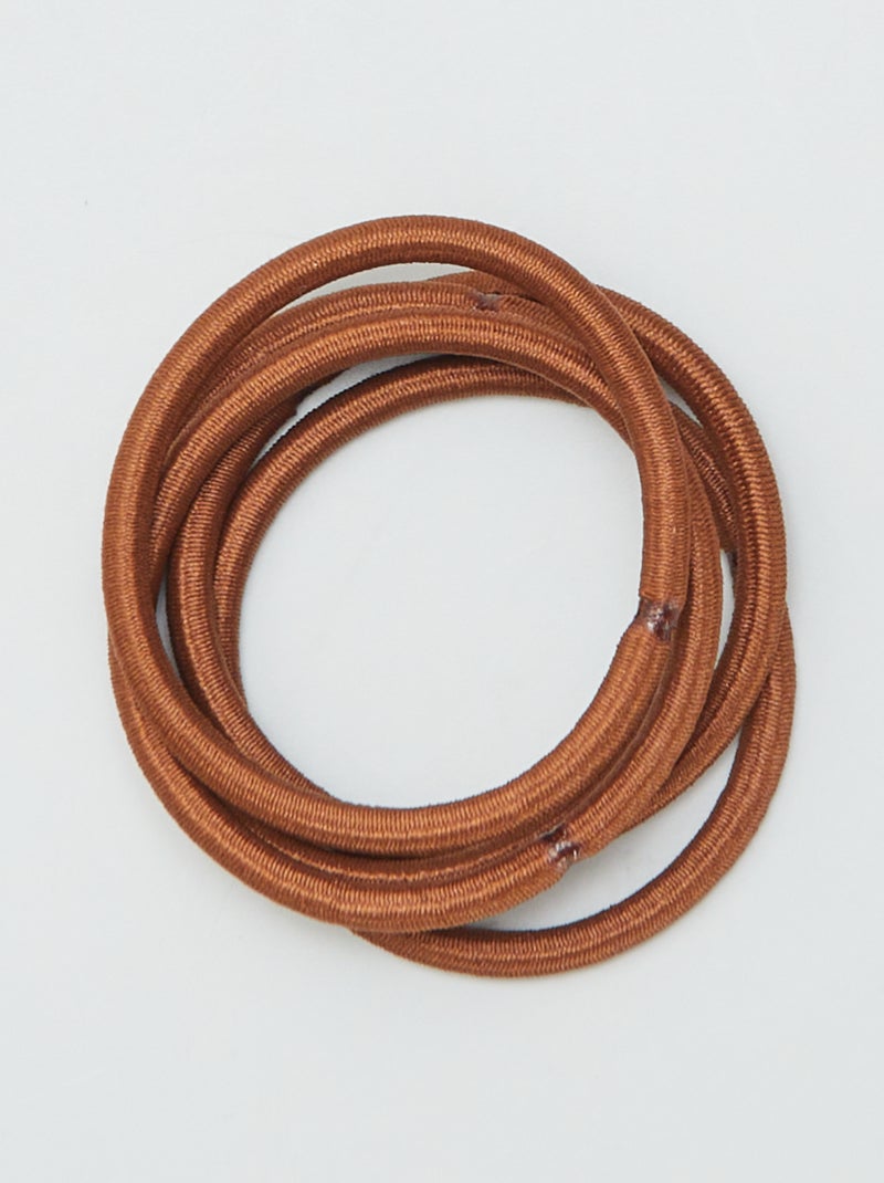 Setje met 15 elastiekjes BIEGE - Kiabi