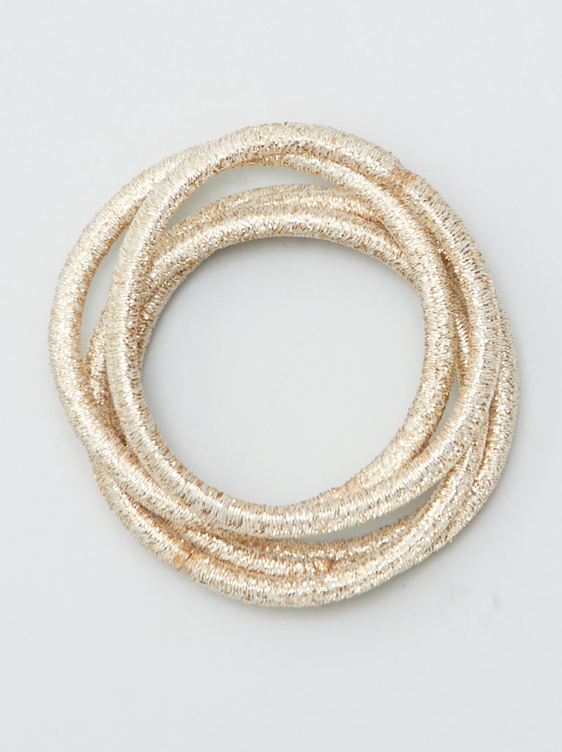 Setje met 15 elastiekjes BIEGE - Kiabi