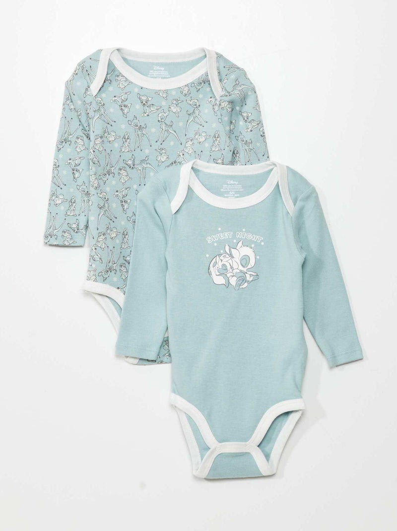 Setje met 2 body's BLAUW - Kiabi