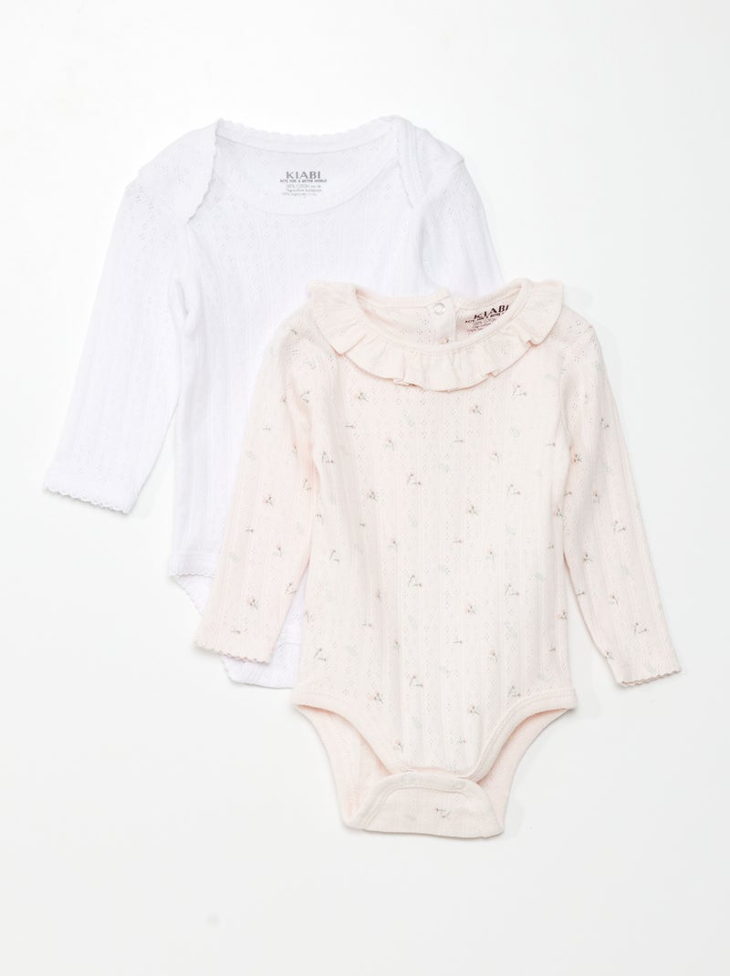 Setje met 2 body's ROSE - Kiabi