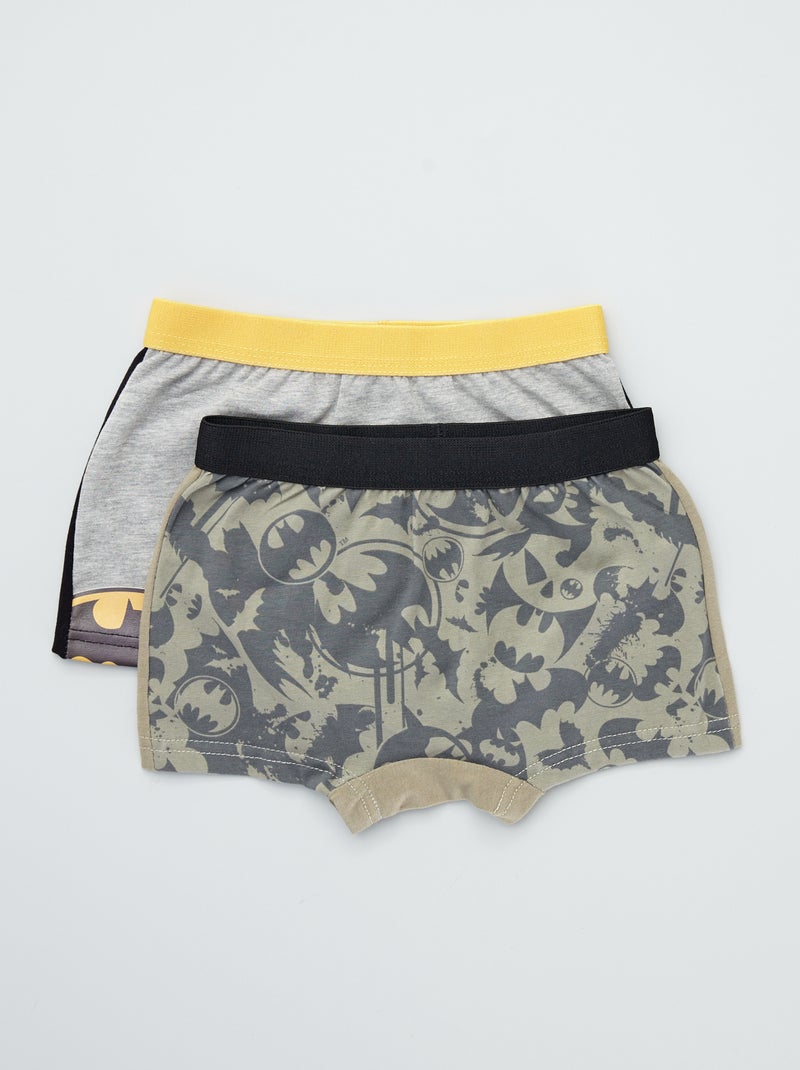Setje met 2 boxershorts - Batman GRIJS - Kiabi