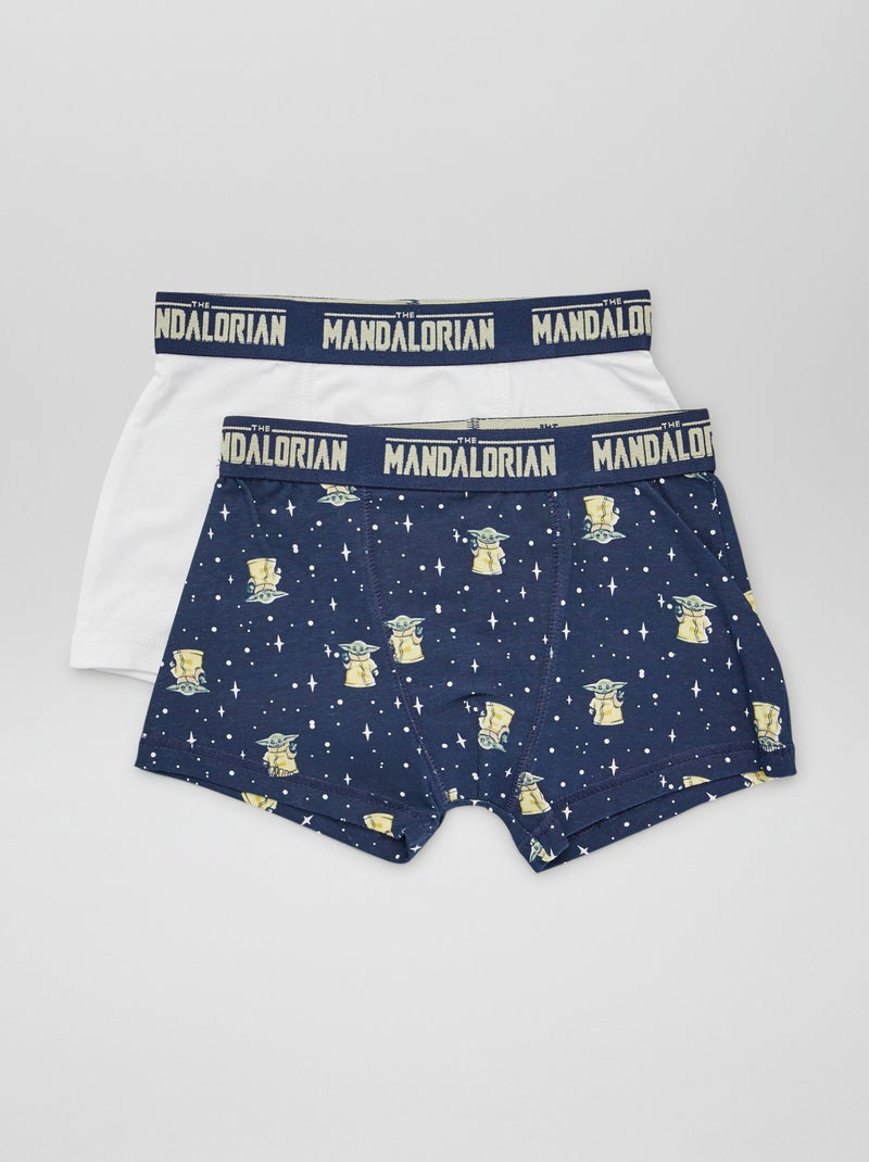 Setje met 2 boxershorts 'The Mandalorian' BLAUW - Kiabi