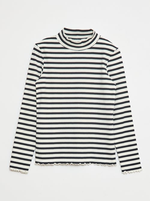 Setje met 2 coltruitjes van ribstof - Kiabi