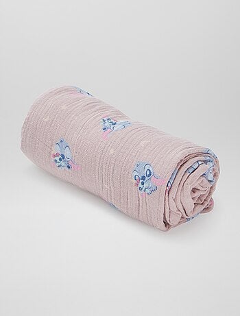 Setje met 2 'Disney'-luierdoeken met 'Stitch'-print - 2-delig